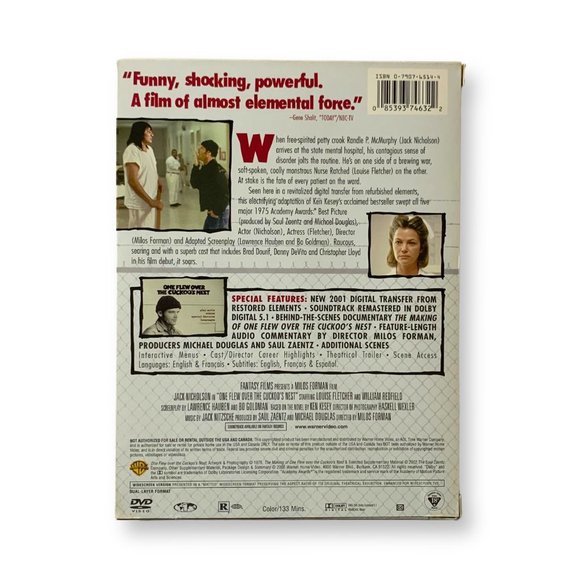 π2/$30πOne Flew Over the Cuckoo's Nest (2-DVD Disc Special Edition)-Bilingual - Picture 2 of 3
